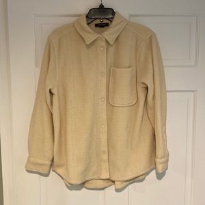 Off White Cozy Shacket